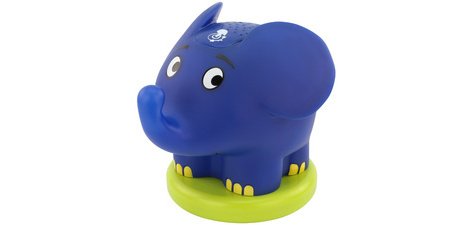 Veilleuse musicale à projection d'étoiles 'éléphant'