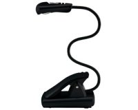 Lampe de lecture LED avec clip, mobile, 1 LED, noir