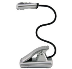 Lampe de lecture LED avec clip, mobile, 1 LED