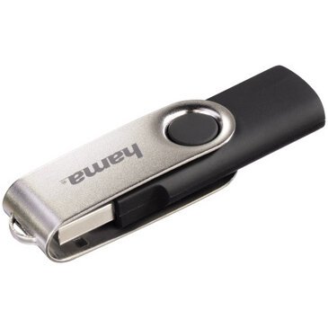 Clé USB 2.0 Flash Drive 'Rotate', 8 GB, noir / argent