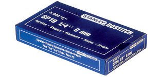 Agrafes SP 19 1/4, 6 mm, galvanisé