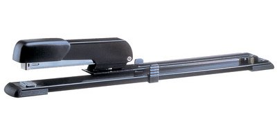 Agrafeuse long bras Economy E15, noir