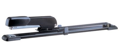 Agrafeuse long bras Economy E15, noir