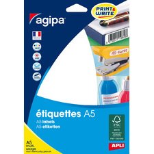 Etiquette universelle, 99 x 32 mm, blanc