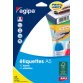 Etiquette universelle, 99 x 32 mm, blanc