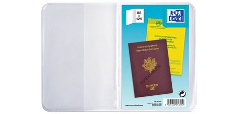 Pocket case, PVC, 2 flaps, 0.20 mm, 88 x 125 mm