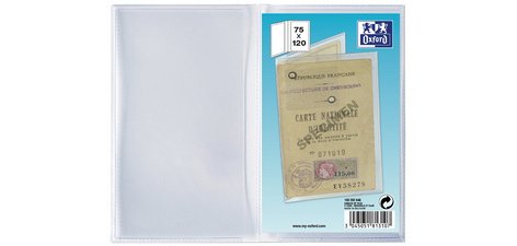 Etui de poche, PVC, 2 volets, 0,20 mm, 88 x 125 mm