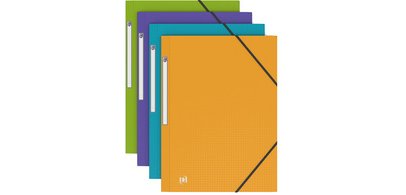 Memphis Elastic Folder, A4, PP, assorted