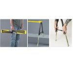 Etabli de travail pliant MB 120 KH, noir/jaune