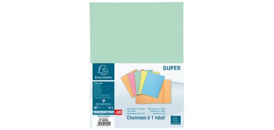 Chemise 1 rabat SUPER 160, A4