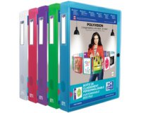 OXFORD Polyvision boîte de classement personnalisable, format A4, en PP, dos de 4 cm, couleurs assorties