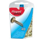 Attache parisienne maped acier laitonné 17mm boîte distributrice 40 unités