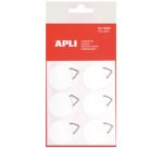 Attache cadre, papier autocollant, blanc