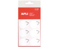 Attache cadre, papier autocollant, blanc