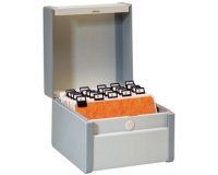 Boîte à fiches, format A5 oblong, en plastique
