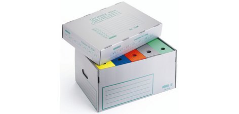 Container pour boîtes d'archives, en polypropylène