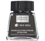 Encre de chine lefranc bourgeois dessin calligraphie flacon 14 ml