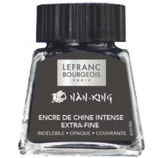 Encre de Chine Nan-King, 14 ml, noir