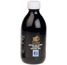 Encre de Chine Nan-King, 250 ml, noir