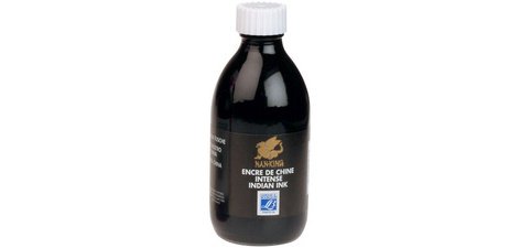 Encre de Chine Nan-King, 250 ml, noir