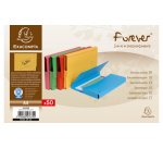 Paquet de 50 chemises poche coloris vifs Forever® - 24,5x32,5cm