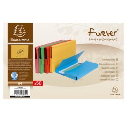 Forever Bright Document Wallets Pack of 50 290gsm A4