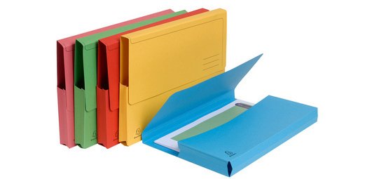 FOREVER® Pak van 50 pocketmappen 290g/m2 - 24x32cm voor A4