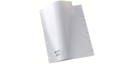 intercalaires en plastique, chiffres, A4, 1-6, PP,