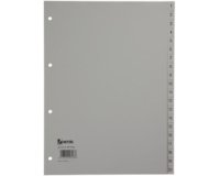 Intercalaires en plastique, chiffres, 1-100, A4, PP