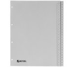 intercalaires en plastique, chiffres, A4, 1-6, PP,