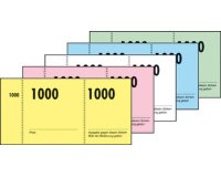 Bloc de tickets numérotés 1-1000, 105 x 50 mm