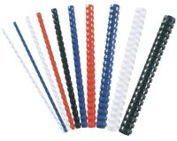 En_peigne a relier en plastique, a4, 21 anneaux,