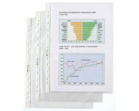 Pochette perforée Economic, A4, PP, grainée, 0,05 mm