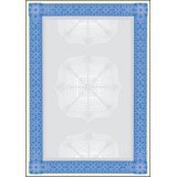 Papier à motif, A4, 185 g, bleu