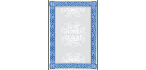 Patterned paper, A4, 185 g, blue
