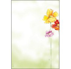 Papier à motif, A4, 90 g/m2, motif 'Flowerstyle'