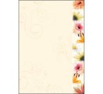 Papier à motif, A4, 90 g/m2, motif 'Flowerstyle'