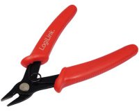 Kniptang LogiLink, lengte: 130 mm, rood