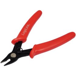 Kniptang LogiLink, lengte: 130 mm, rood