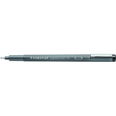 Pigmentstift zwart lijnbreedte 0,4 mm