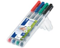 Marqueur non permanent 311S Lumocolor, étui de 4