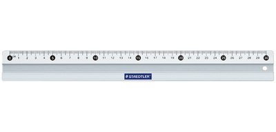 Règle en métal, en aluminium, 500 mm