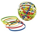 Bracelets élastiques RONDELLA Rubberball en sachet -
