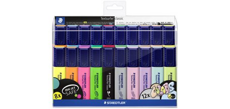 Surligneur 'Textsurfer Classic', étui de 4