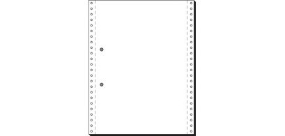 Papier listing, 240 mm x 12' (30,48 cm), A4