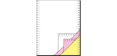 Papier listing, 240 mm x 12' (30,48 cm), A4