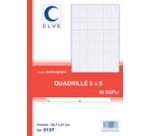 Manifold quadrillé (5/5), 140 x 210 mm, dupli