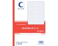 Manifold quadrillé (5/5), 140 x 105 mm, dupli