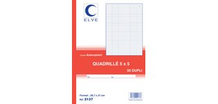 Manifold Elve - 50 pages 14 x 21 cm Autocopiant 2 exemplaires