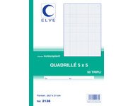 Manifold quadrillé (5/5), 140 x 210 mm, tripli